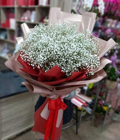 Букет цветов из: Гипсофила в Каневской