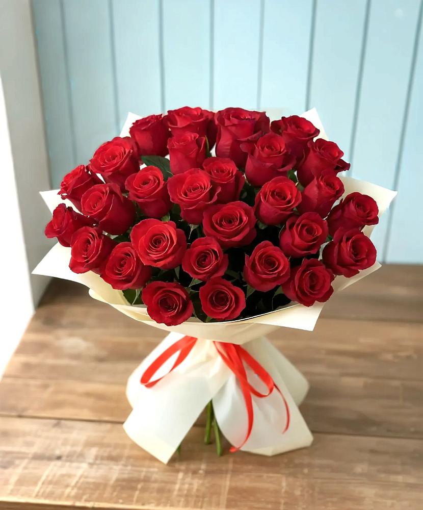 Букет 29 Красных роз в Каневской