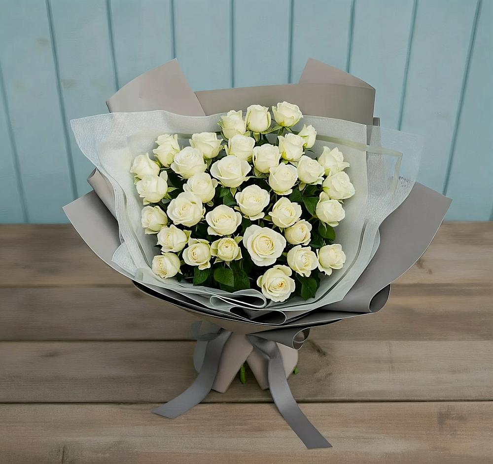 Букет Белоснежная нежность в Каневской