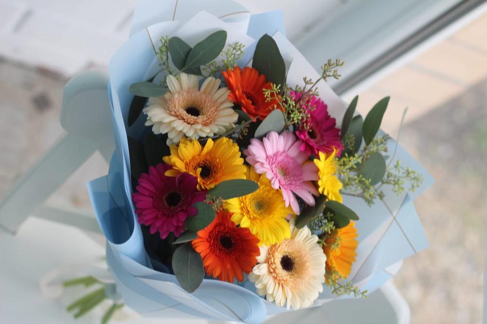 Букет цветов из: Герберы в Каневской