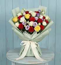 Букет цветов из:  Розы #REPLACE_PRED# Каневской