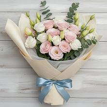 Букет цветов из:  Лизиантусы #REPLACE_PRED# Каневской