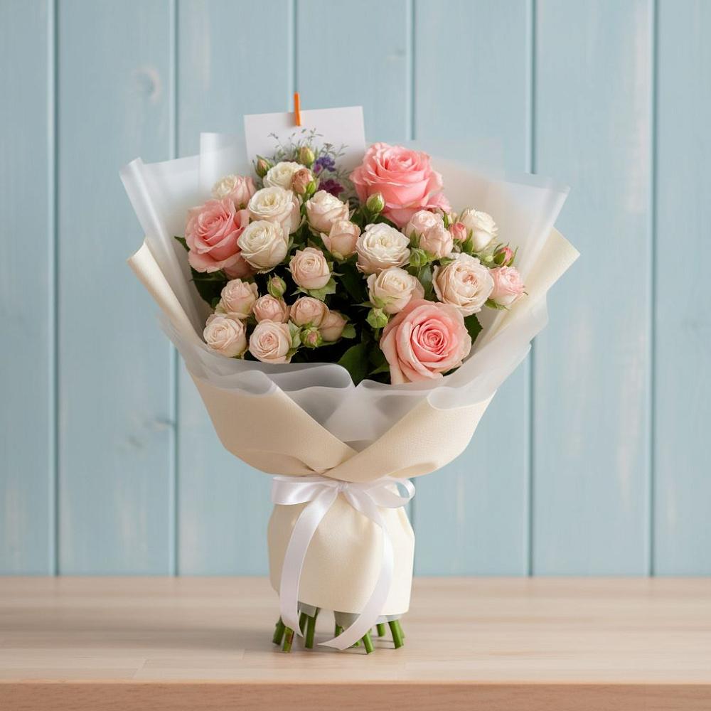 Букет цветов из: Розы в Каневской