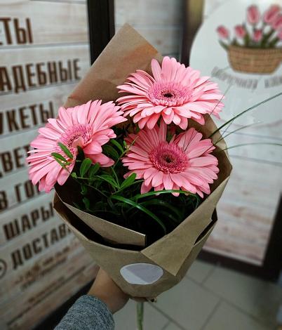 Букет цветов из: Герберы в Каневской