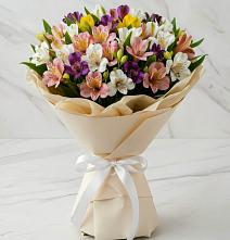 Букет цветов из:  Альстромерии #REPLACE_PRED# Каневской