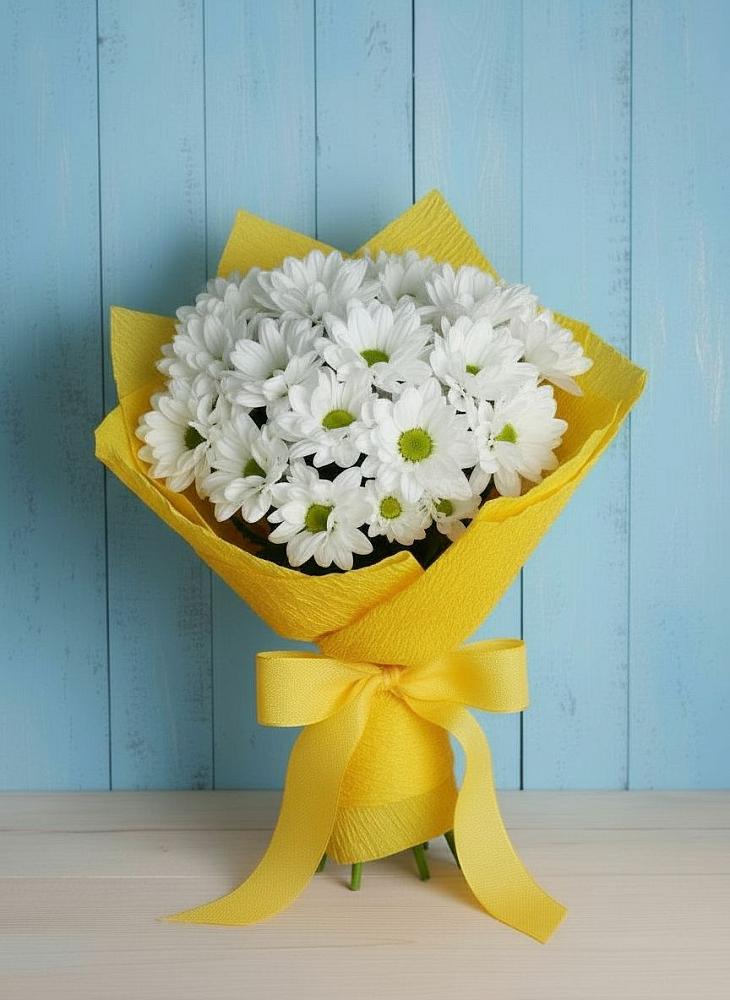 Букет цветов из: Хризантемы в Каневской