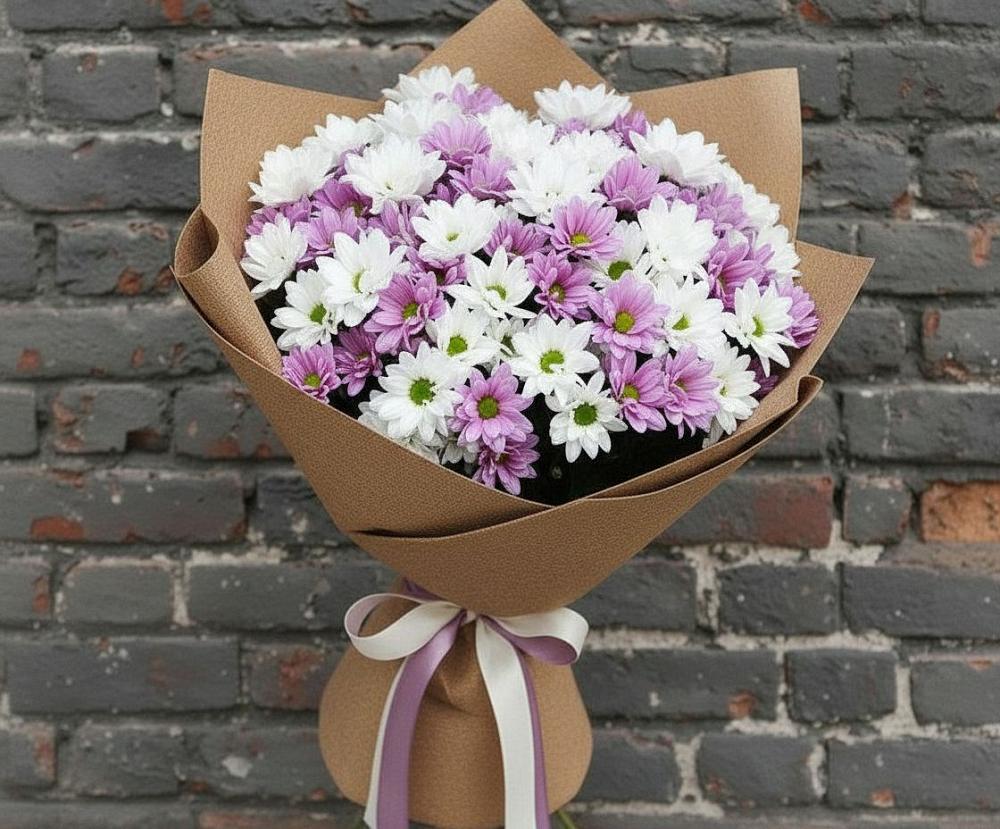 Букет цветов из: Хризантемы в Каневской