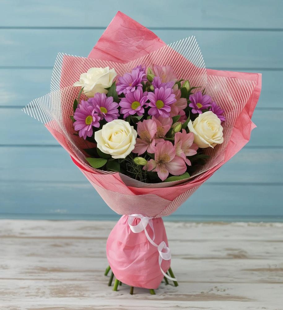 Букет цветов из: Герберы в Каневской