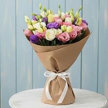 Букет цветов из:  Лизиантусы в Каневской