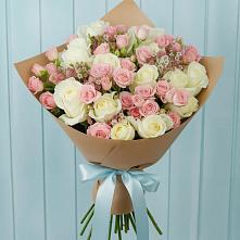 Букет цветов из:  Розы в Каневской