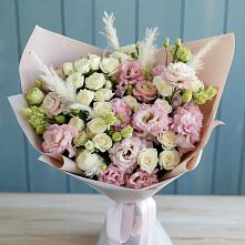 Букет цветов из:  Альстромерии и Розы в Каневской